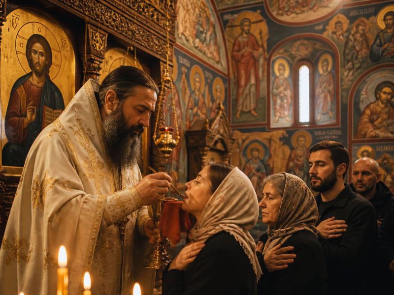 Tότε βλέπω μερικά πρόσωπα νά έχουν μορφή σκύλου, πιθήκου ή άλλων&nbsp;ζώων